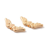 Vinger Mellemled – Antik Forgyldt Messing (21x7x3mm), 10 Stk - Uniq Perler - 0000014812