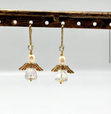 Vinger Mellemled – Antik Forgyldt Messing (21x7x3mm), 10 Stk - Uniq Perler - 0000014812