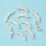 Vinger Mellemled – Forsølvet (23x7,5mm), 10 Stk - Uniq Perler - 1235897521