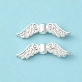 Vinger Mellemled – Forsølvet (23x7,5mm), 10 Stk - Uniq Perler - 1235897521