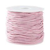 Voksbelagt Bomuldssnor – Pink (1mm, 23 meter) - Uniq Perler - 123044