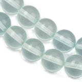 Watermelon Glasperler – Runde Aquamarine (8mm) - Uniq Perler - 