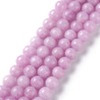 White Jade Perler – Hvid, Rund (10mm) 6 stk. - Uniq Perler - 124656
