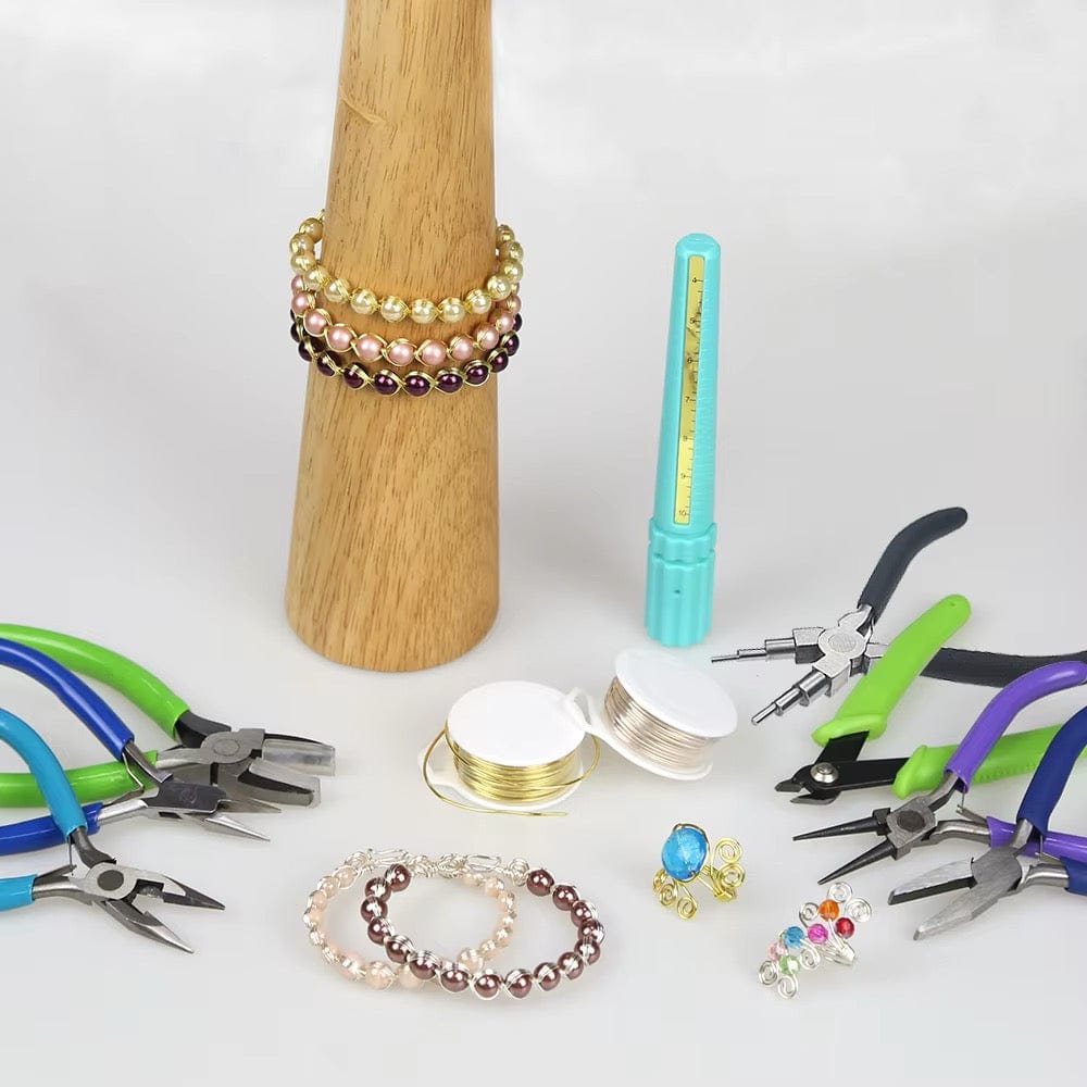 WigJig Wire Sæt – (14,5x11,5x1,5cm, 30 Pinde) - Uniq Perler - 113856