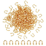 Wirebeskytter – 18K Langtidsholdbar Forgyldt (4,5x4x1mm) 200 stk. - Uniq Perler - 124559
