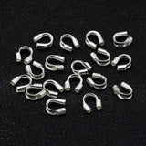 Wirebeskyttere – Sterling Sølv 925 (5x5x1.1mm), 6 stk - Uniq Perler - 