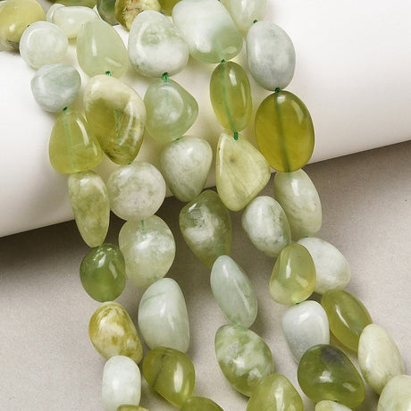Xiuyan Jade Nuggets – Tumble (10–14mm) - Uniq Perler - 117567