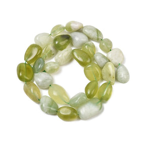 Xiuyan Jade Nuggets – Tumble (10–14mm) - Uniq Perler - 117567