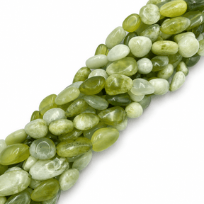 Xiuyan Jade Nuggets – Tumble (10–14mm) - Uniq Perler - 117567