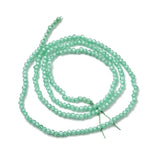 Zirkonia Perler – Facetterede, Runde, Turkis (2mm) - Uniq Perler - 