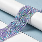 Zirkonia Perler – Farve Mix, Facetteret (3mm) - Uniq Perler - 113080