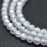 Zirkonia Perler – Klar, Facetteret (2mm) - Uniq Perler - 111660