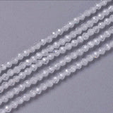 Zirkonia Perler – Klar, Facetteret (3x2,5mm) - Uniq Perler - 0001489536