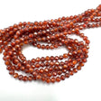 Zirkonia Perler – Orange, Facetteret (3mm) - Uniq Perler - 052274