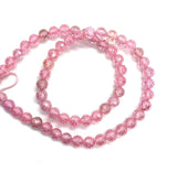 Zirkonia Perler – Rosa, Facetteret (3x2,5mm) - Uniq Perler - 9838401249