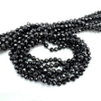 Zirkonia Perler – Sort, Facetteret (3mm) - Uniq Perler - 8094378