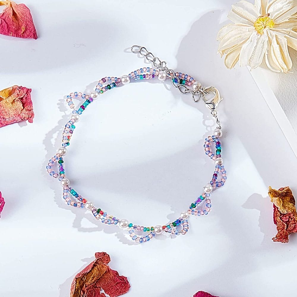 24 Farver Seed Beads – Glasperler i Opbevaringsboks, 2mm - Uniq Perler - 0000009232