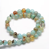 Agat Perler – Blå/grønne Nuancer (14mm) - Uniq Perler - 13760