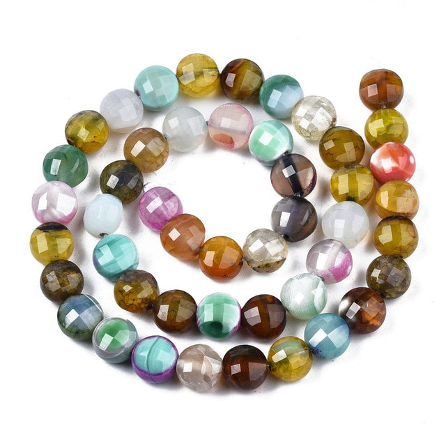 Agat Perler – Farve Mix, Møntformet (8x6,5mm) - Uniq Perler - 0000010124