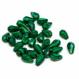 AL Ass. perler og sten 1 stk. 8x12 mm facetteret malachite dråber