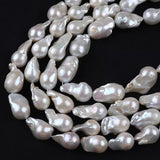 AL Ferskvandsperler 15-20 mm barok perle, Grade AAA