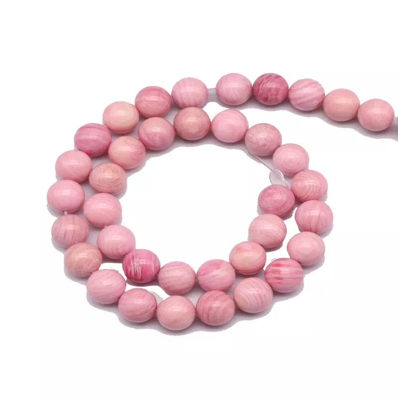 AL Shell Perler 10 mm Pink Blossom shell perler