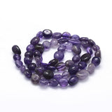 Ametyst Nuggets – Lilla, Ovale (5 - 12mm) - Uniq Perler - 466781