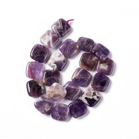 Amethyst Stone – Faceted (19 - 20mm) - Uniq Perler - 0000013706