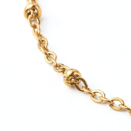 Armbåndssæt Med 2 X Armbånd I Forgyldt Stål - Uniq Perler - 98416132