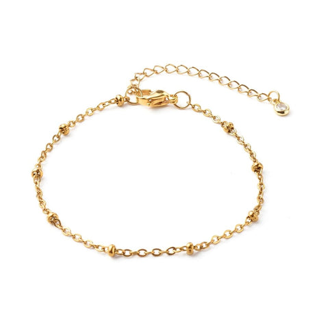 Armbåndssæt Med 2 X Armbånd I Forgyldt Stål - Uniq Perler - 98416132