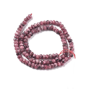 Auction A.....Malaysia Jade, Faceted, Rondel, (4x2mm) - Uniq Perler - 0000004844