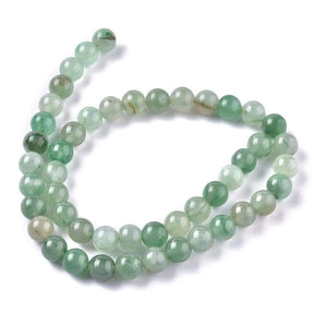 Aventurin – Grün, Rund (8mm) - Uniq Perler - 0000005807