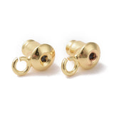 Bagstopper Med Øje Til Vedhæng Og Kæde - 18K Langtidsholdbar Forgyldt (5,8x7,2x4,4mm), 10 Stk - Uniq Perler - 139009