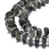 Black Kvarts Chips Perler, (7 - 10mm) - Uniq Perler - 111722