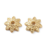 Blomster Perlehatte – 18K Langtidsholdbar Forgyldning (8mm, 10 Stk.) - Uniq Perler - 3848583384