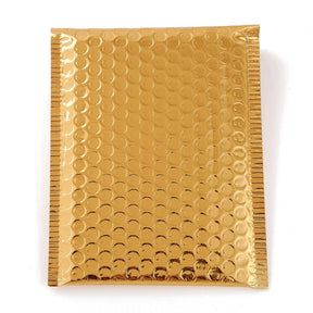 Luftpolstertaschen für den Versand – Gold (22x15x0,5cm), 10 Stück - Uniq Perler - 7765123
