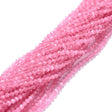 Cat Eye – Rosa, facettiert (3mm) - Uniq Perler - 624920152