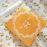 Cellofanposer, Gul, 13x10cm, (100 Stk) - Uniq Perler - 9384472728