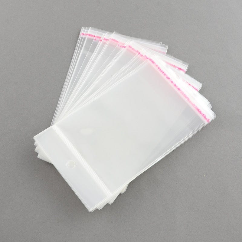 Cellofanposer - Klar (14x8cm) 100 Stk - Uniq Perler - 75546754