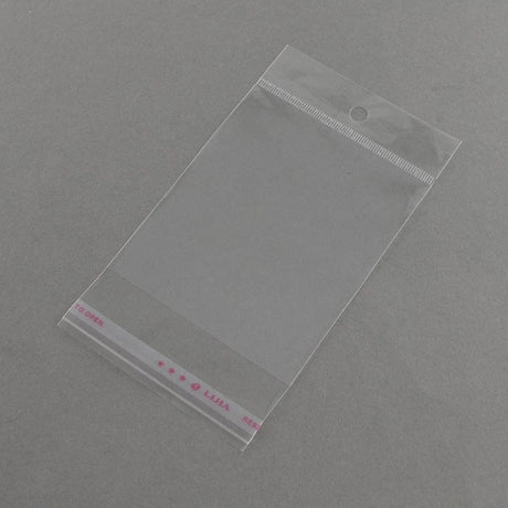 Cellofanposer - Klar (14x8cm) 100 Stk - Uniq Perler - 75546754