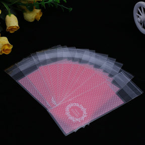 Cellophane Bags With Pattern (13x5cm), 100 pcs - Uniq Perler - 0000013546