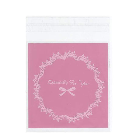 Cellofanposer, Rosa, 13x10cm, 100 Stk - Uniq Perler - 5839