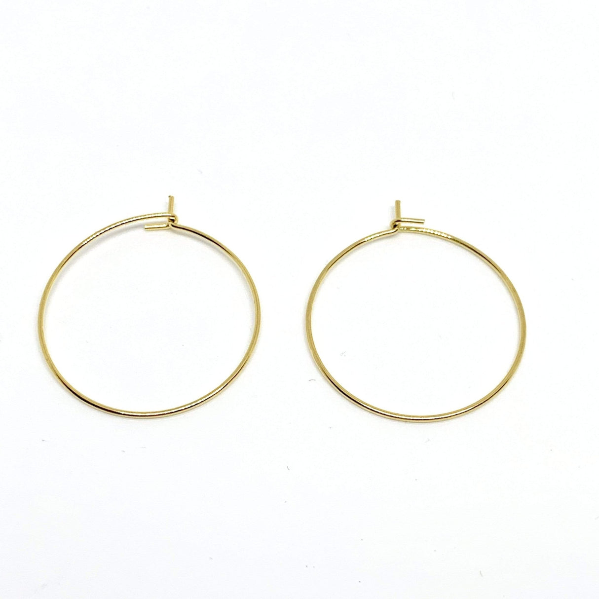 Creoler - 18K Forgyldt (20mm) - Uniq Perler - 0000013632, 783789945778912