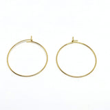 Creoler - 18K Forgyldt (20mm) - Uniq Perler - 0000013632, 783789945778912