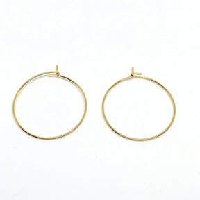 Creolen - 18K Vergoldet (20mm) - Uniq Perler - 0000013632, 783789945778912