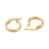 Creoler - 18K Forgyldt Stål (15mm) - Uniq Perler - 128381