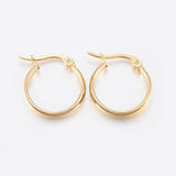 Creoler - Forgyldt Stål (19x18mm) - Uniq Perler - 0000011003