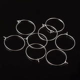 Creoler - Forsølvet (25mm) - Uniq Perler - 0000001714