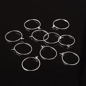 Creoler - Försilvrad (30mm) - Uniq Perler - 783784545778914196952845