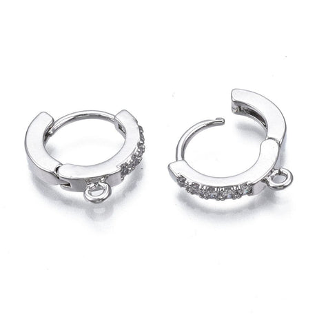 Creoler Med Zirkonia Sten (13,5x12mm) - Uniq Perler - 1654651